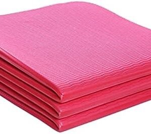 6mm Foldable Yoga Mat Red