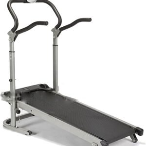 Shock-Absorbing Mechanical Treadmill with Handrail