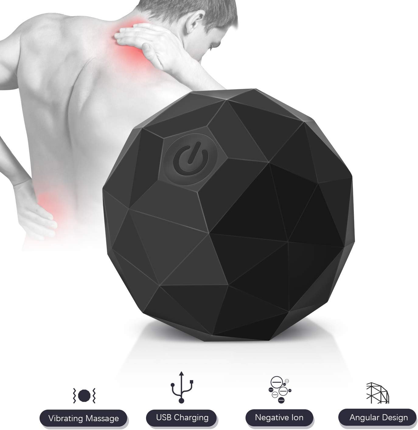2-Speed Electric Vibrating Massage Ball