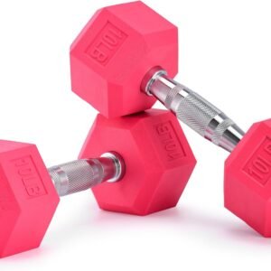Pink Neoprene Dumbbell Set of 2