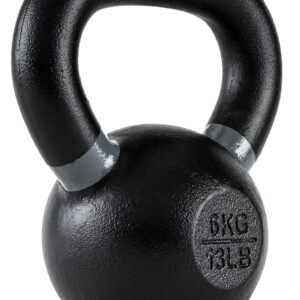Single-Cast Iron Wide Handle Kettlebell